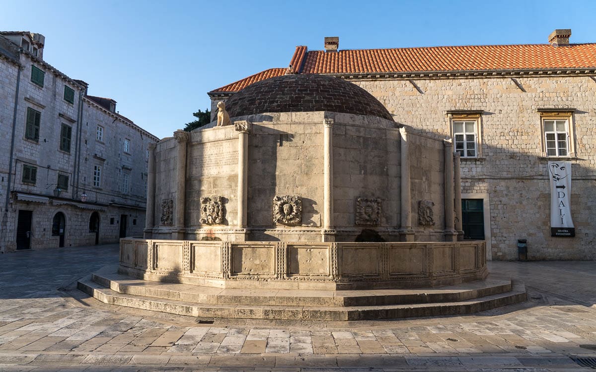 Large Onofrio Fountain, Dubrovnik, Croatia